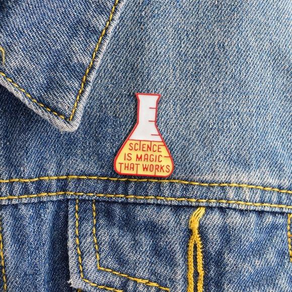 Jewelry - NEW Science is Magic that Works Enamel Pin Brooch